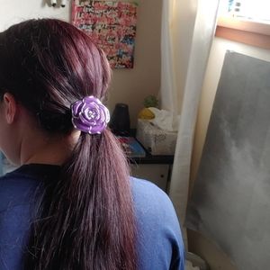 Flower hairtie